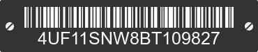 2011 ARCTIC CAT Arctic Cat 4UF11SNW8BT109827 VIN decoded