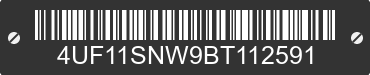 2011 ARCTIC CAT Arctic Cat 4UF11SNW9BT112591 VIN decoded