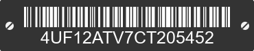 2012 ARCTIC CAT Arctic Cat 4UF12ATV7CT205452 VIN decoded