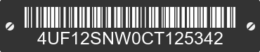 2012 ARCTIC CAT Arctic Cat 4UF12SNW0CT125342 VIN decoded