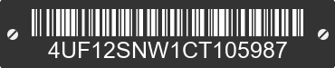 2012 ARCTIC CAT Arctic Cat 4UF12SNW1CT105987 VIN decoded