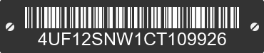 2012 ARCTIC CAT Arctic Cat 4UF12SNW1CT109926 VIN decoded