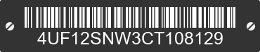 2012 ARCTIC CAT Arctic Cat 4UF12SNW3CT108129 VIN decoded
