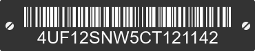 2012 ARCTIC CAT Arctic Cat 4UF12SNW5CT121142 VIN decoded
