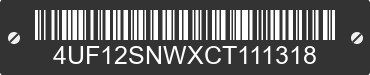 2012 ARCTIC CAT Arctic Cat 4UF12SNWXCT111318 VIN decoded