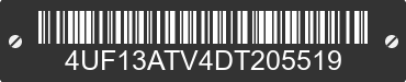 2013 ARCTIC CAT Arctic Cat 4UF13ATV4DT205519 VIN decoded
