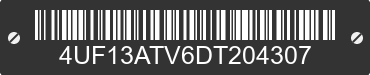 2013 ARCTIC CAT Arctic Cat 4UF13ATV6DT204307 VIN decoded