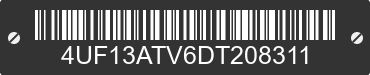 2013 ARCTIC CAT Arctic Cat 4UF13ATV6DT208311 VIN decoded