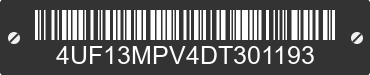 2013 ARCTIC CAT Arctic Cat 4UF13MPV4DT301193 VIN decoded