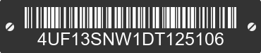 2013 ARCTIC CAT Arctic Cat 4UF13SNW1DT125106 VIN decoded