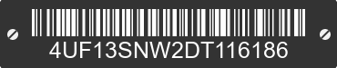 2013 ARCTIC CAT Arctic Cat 4UF13SNW2DT116186 VIN decoded