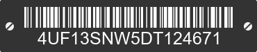 2013 ARCTIC CAT Arctic Cat 4UF13SNW5DT124671 VIN decoded