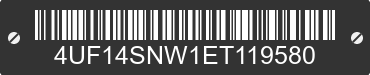 2014 ARCTIC CAT Arctic Cat 4UF14SNW1ET119580 VIN decoded