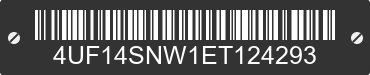 2014 ARCTIC CAT Arctic Cat 4UF14SNW1ET124293 VIN decoded