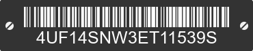 2014 ARCTIC CAT Arctic Cat 4UF14SNW3ET11539S VIN decoded