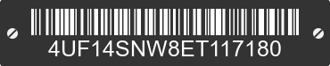 2014 ARCTIC CAT Arctic Cat 4UF14SNW8ET117180 VIN decoded