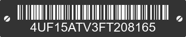 2015 ARCTIC CAT Arctic Cat 4UF15ATV3FT208165 VIN decoded