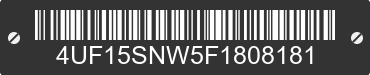 2015 ARCTIC CAT Arctic Cat 4UF15SNW5F1808181 VIN decoded
