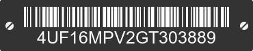 2016 ARCTIC CAT Arctic Cat 4UF16MPV2GT303889 VIN decoded