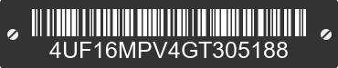 2016 ARCTIC CAT Arctic Cat 4UF16MPV4GT305188 VIN decoded
