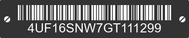 2016 ARCTIC CAT Arctic Cat 4UF16SNW7GT111299 VIN decoded