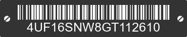 2016 ARCTIC CAT Arctic Cat 4UF16SNW8GT112610 VIN decoded