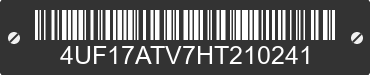 2017 ARCTIC CAT Arctic Cat 4UF17ATV7HT210241 VIN decoded