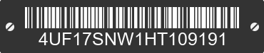 2017 ARCTIC CAT Arctic Cat 4UF17SNW1HT109191 VIN decoded
