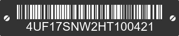 2017 ARCTIC CAT Arctic Cat 4UF17SNW2HT100421 VIN decoded
