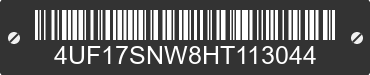2017 ARCTIC CAT Arctic Cat 4UF17SNW8HT113044 VIN decoded