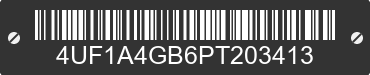 2023 ARCTIC CAT Arctic Cat 4UF1A4GB6PT203413 VIN decoded