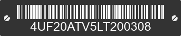 2020 ARCTIC CAT Arctic Cat 4UF20ATV5LT200308 VIN decoded