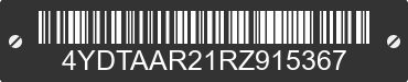 2024 ASTORIA Astoria 4YDTAAR21RZ915367 VIN decoded