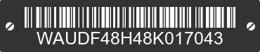 2008 AUDI A4 WAUDF48H48K017043 VIN decoded