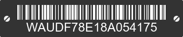 2008 AUDI A4 WAUDF78E18A054175 VIN decoded