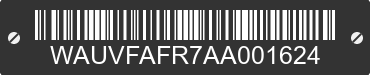 2010 AUDI A5 WAUVFAFR7AA001624 VIN decoded