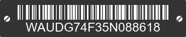 2005 AUDI A6 WAUDG74F35N088618 VIN decoded