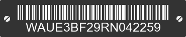 2024 AUDI A6 WAUE3BF29RN042259 VIN decoded