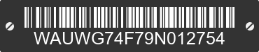2009 AUDI A6 WAUWG74F79N012754 VIN decoded