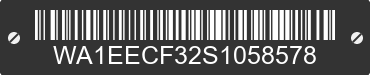 2025 AUDI Q3 WA1EECF32S1058578 VIN decoded