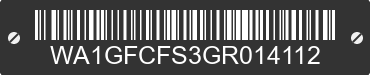 2016 AUDI Q3 WA1GFCFS3GR014112 VIN decoded