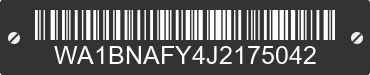 2018 AUDI Q5 WA1BNAFY4J2175042 VIN decoded