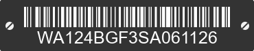 2025 AUDI Q6 WA124BGF3SA061126 VIN decoded