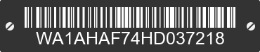 2017 AUDI Q7 WA1AHAF74HD037218 VIN decoded