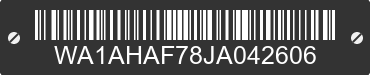 2018 AUDI Q7 WA1AHAF78JA042606 VIN decoded