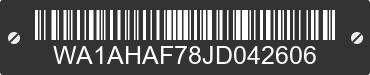 2018 AUDI Q7 WA1AHAF78JD042606 VIN decoded