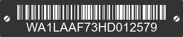 2017 AUDI Q7 WA1LAAF73HD012579 VIN decoded