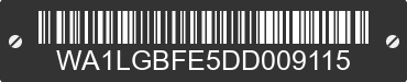2013 AUDI Q7 WA1LGBFE5DD009115 VIN decoded