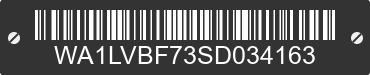2025 AUDI Q7 WA1LVBF73SD034163 VIN decoded