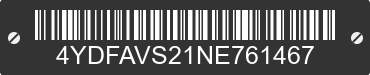 2022 AVALANCHE Avalanche 4YDFAVS21NE761467 VIN decoded